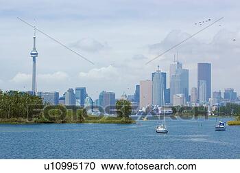 Stock Photography - toronto harbor 
from leslie street 
spit. fotosearch 
- search stock 
photos, pictures, 
images, and photo 
clipart