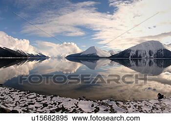 Stock Image - reflective landscape, 
alaska. fotosearch 
- search stock 
photos, pictures, 
images, and photo 
clipart