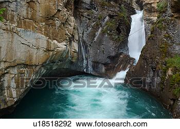 Stock Photo - lower falls pool 
at johnston canyon 
creek. fotosearch 
- search stock 
photos, pictures, 
images, and photo 
clipart