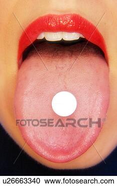 Stock Photography - mouth and tongue 
taking a pill. 
fotosearch - search 
stock photos, 
pictures, images, 
and photo clipart