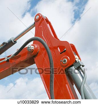 Stock Photograph - digger hydraulic 
arm. fotosearch 
- search stock 
photos, pictures, 
images, and photo 
clipart