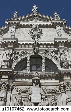 Stock Photo - facade of san 
mois church, baroque 
ornamentation. 
fotosearch - search 
stock photos, 
pictures, images, 
and photo clipart