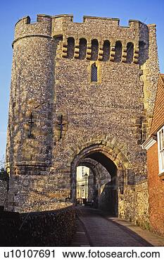 Stock Photography - lewes castle near 
brighton, uk. 
fotosearch - search 
stock photos, 
pictures, images, 
and photo clipart