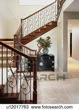 Stock Photo - elegant staircase 
in contemporary 
home. fotosearch 
- search stock 
photos, pictures, 
images, and photo 
clipart