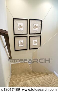 Stock Photograph - paintings in stairway. 
fotosearch - search 
stock photos, 
pictures, images, 
and photo clipart