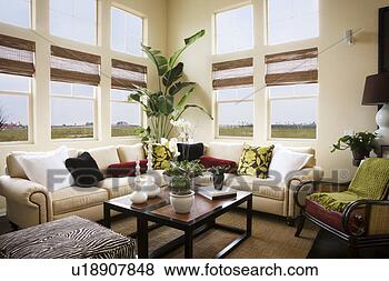 Stock Photo - inerior of a contemporary 
living room. fotosearch 
- search stock 
photos, pictures, 
images, and photo 
clipart