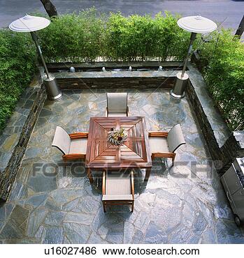 Stock Photo - view of backyard 
patio. fotosearch 
- search stock 
photos, pictures, 
images, and photo 
clipart