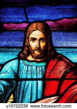 Stock Photograph - jesus in stained 
glass. fotosearch 
- search stock 
photos, pictures, 
images, and photo 
clipart