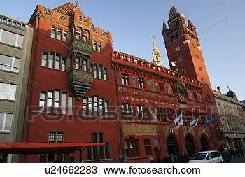 Stock Photo - basel city hall 
- basel switzerland. 
fotosearch - search 
stock photos, 
pictures, images, 
and photo clipart