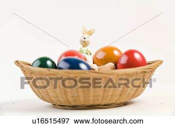 Picture - osternest, freigestellt, 
alfred, aliment, 
colored, colorful. 
fotosearch - search 
stock photos, 
pictures, images, 
and photo clipart
