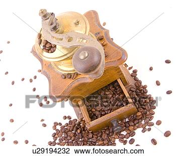 Stock Photo - coffee, schauhuber, 
coffee mill, coffee 
bean, alfred. 
fotosearch - search 
stock photos, 
pictures, images, 
and photo clipart