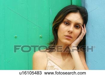 Stock Photo - brown, david, 
contemplative, 
brunette, adults. 
fotosearch - search 
stock photos, 
pictures, images, 
and photo clipart
