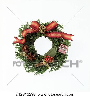 Stock Photo - close-up of a 
wreath. fotosearch 
- search stock 
photos, pictures, 
images, and photo 
clipart