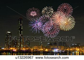 Picture - night view, korea, 
outdoors, landscape, 
scenic, night, 
asia. fotosearch 
- search stock 
photos, pictures, 
images, and photo 
clipart