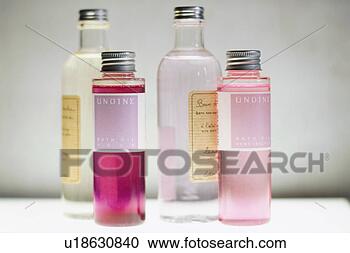 Stock Photography - bottles of bath 
oils. fotosearch 
- search stock 
photos, pictures, 
images, and photo 
clipart