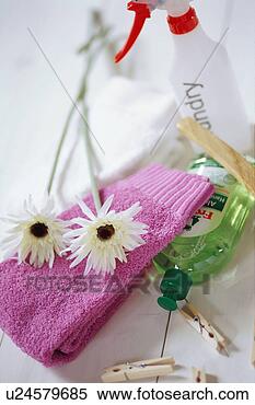Stock Image - flower, towels 
and spray. fotosearch 
- search stock 
photos, pictures, 
images, and photo 
clipart