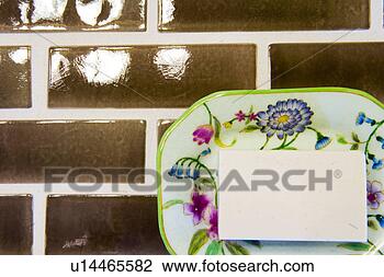 Stock Photo - detail of colorful 
soap dish with 
soap. fotosearch 
- search stock 
photos, pictures, 
images, and photo 
clipart