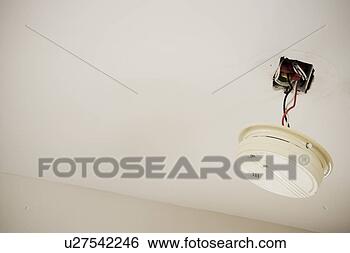 Stock Photo - detail of hanging 
smoke detector. 
fotosearch - search 
stock photos, 
pictures, images, 
and photo clipart