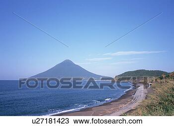 Stock Photo - mt kaimon, kagoshima 
prefecture, japan. 
fotosearch - search 
stock photos, 
pictures, images, 
and photo clipart