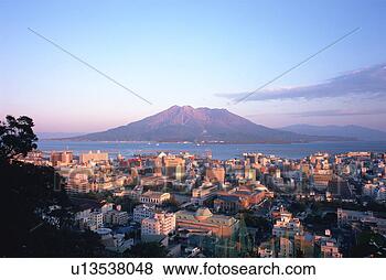 Stock Photo - mt sakurajima, 
kagoshima prefecture, 
japan. fotosearch 
- search stock 
photos, pictures, 
images, and photo 
clipart