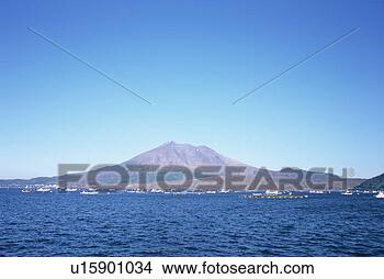 Stock Photo - mt sakurajima, 
kagoshima prefecture, 
japan. fotosearch 
- search stock 
photos, pictures, 
images, and photo 
clipart