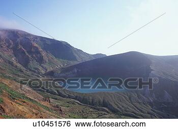 Stock Photo - okama in zao, 
yamagata prefecture, 
japan. fotosearch 
- search stock 
photos, pictures, 
images, and photo 
clipart