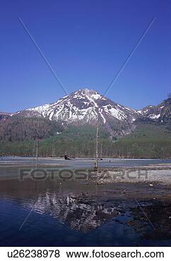 Stock Photo - taisho pond in 
kamikochi, nagano 
prefecture, japan. 
fotosearch - search 
stock photos, 
pictures, images, 
and photo clipart