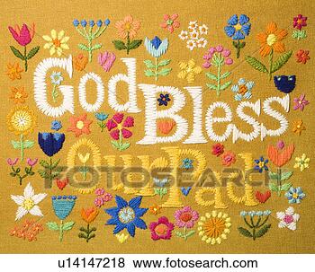 Stock Photo - vintage needlepoint 
wall hanging of 
colorful flowers 
surrounding the. 
fotosearch - search 
stock photos, 
pictures, images, 
and photo clipart