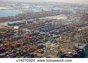 Stock Photo - dubai, freezone, 
free, zone, jebel, 
port. fotosearch 
- search stock 
photos, pictures, 
images, and photo 
clipart