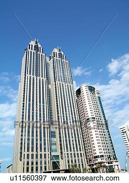 Picture - dubai, sheikh, 
zayed, road, towers, 
sky, scrapper. 
fotosearch - search 
stock photos, 
pictures, images, 
and photo clipart