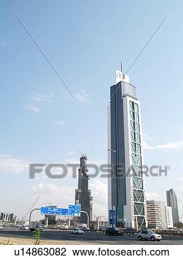 Stock Photo - dubai, sheikh, 
zayed, road, towers, 
sky, scrapper. 
fotosearch - search 
stock photos, 
pictures, images, 
and photo clipart
