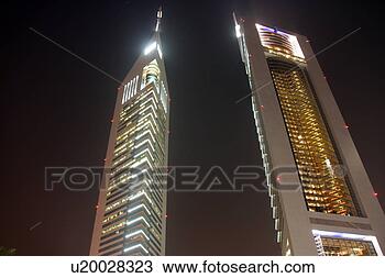Stock Photo - emirates, towers. 
fotosearch - search 
stock photos, 
pictures, images, 
and photo clipart