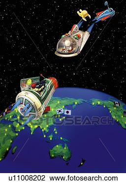 Clip Art - toy doll, space 
trip, view from 
space. fotosearch 
- search clipart, 
illustration, 
drawings and vector 
eps graphics images