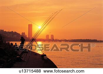 Stock Photo - fisher, sunset, 
background, view, 
scene, angler, 
fisherman. fotosearch 
- search stock 
photos, pictures, 
images, and photo 
clipart