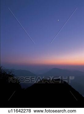 Stock Photo - red, scenery, 
blue, mountain, 
sky, sunrise, 
nature. fotosearch 
- search stock 
photos, pictures, 
images, and photo 
clipart