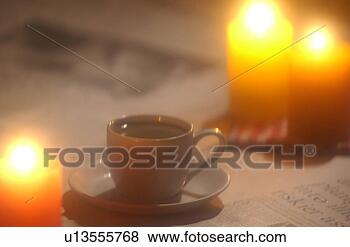 Stock Photo - food, coffee, 
candlelight, candle, 
teacup, cuisine, 
tea. fotosearch 
- search stock 
photos, pictures, 
images, and photo 
clipart