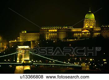 Stock Photo - night view, scene, 
budapest, hungary, 
europe, tourist 
resort. fotosearch 
- search stock 
photos, pictures, 
images, and photo 
clipart