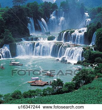 Megap pengalin pongal! Waterfalls-boats-lake_~u16347244