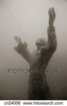 Stock Photo - christian religious 
statue underwater. 
fotosearch - search 
stock photos, 
pictures, images, 
and photo clipart