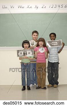 Stock Image - children holding 
fake money. fotosearch 
- search stock 
photos, pictures, 
images, and photo 
clipart