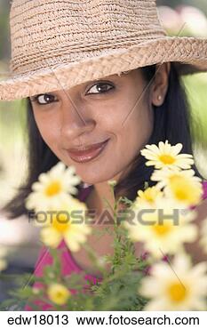 Stock Photo - indian woman wearing 
sun hat. fotosearch 
- search stock 
photos, pictures, 
images, and photo 
clipart