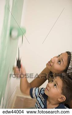 Stock Photo - mother and son 
painting together. 
fotosearch - search 
stock photos, 
pictures, images, 
and photo clipart