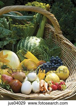 Stock Photograph - basket of vegetables. 
fotosearch - search 
stock photos, 
pictures, images, 
and photo clipart