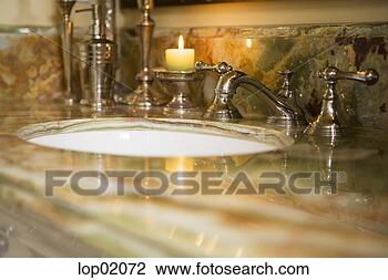 Stock Photo - bathroom sink. 
fotosearch - search 
stock photos, 
pictures, images, 
and photo clipart