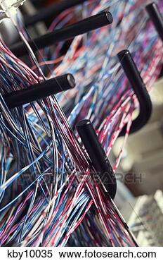 Stock Image - bundles of wires. 
fotosearch - search 
stock photos, 
pictures, images, 
and photo clipart
