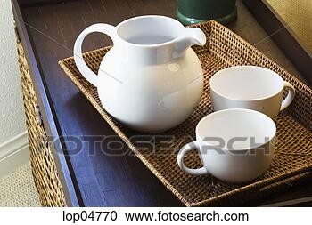 Stock Photography - ceramic pitcher 
and mugs. fotosearch 
- search stock 
photos, pictures, 
images, and photo 
clipart