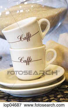 Picture - coffee mugs stacked. 
fotosearch - search 
stock photos, 
pictures, images, 
and photo clipart