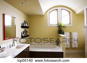 Stock Photography - contemporary master 
bathroom. fotosearch 
- search stock 
photos, pictures, 
images, and photo 
clipart