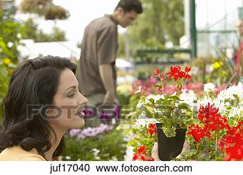 Stock Photography - couple shopping 
for plants at 
a garden nursery. 
fotosearch - search 
stock photos, 
pictures, images, 
and photo clipart