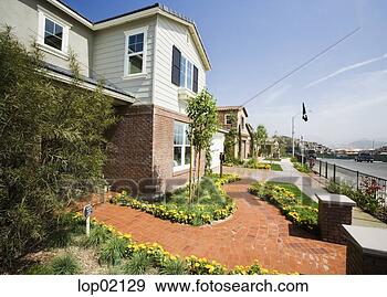Stock Photograph - decorated front 
yard. fotosearch 
- search stock 
photos, pictures, 
images, and photo 
clipart
